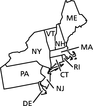 ECCC Region Map